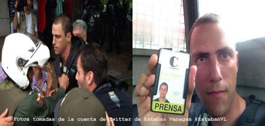 Detención de Esteban Vanegas en Medellín es arbitraria y atenta contra la libertad de prensa