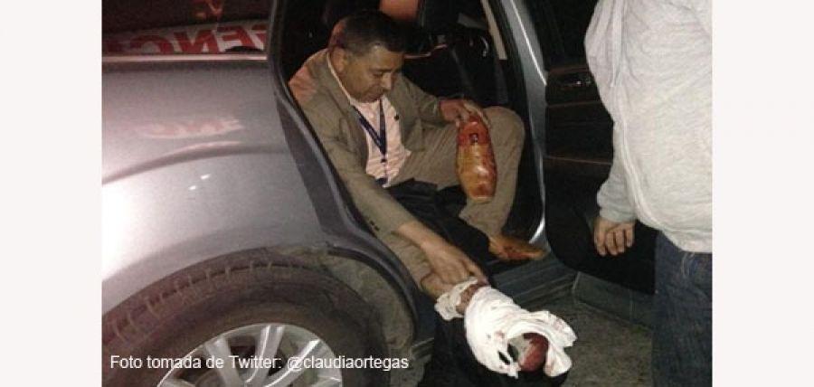 Policía disparó fusil lanza gas contra periodista que cubría paro camionero en Pasto