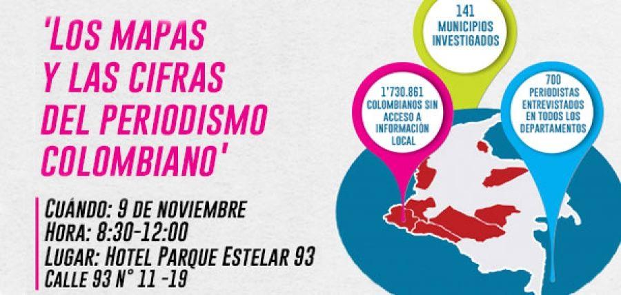 Evento: Los mapas y las cifras del periodismo colombiano