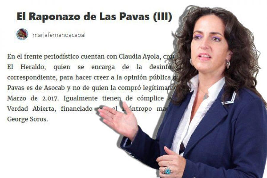 FLIP rechaza señalamientos de María Fernanda Cabal a la prensa