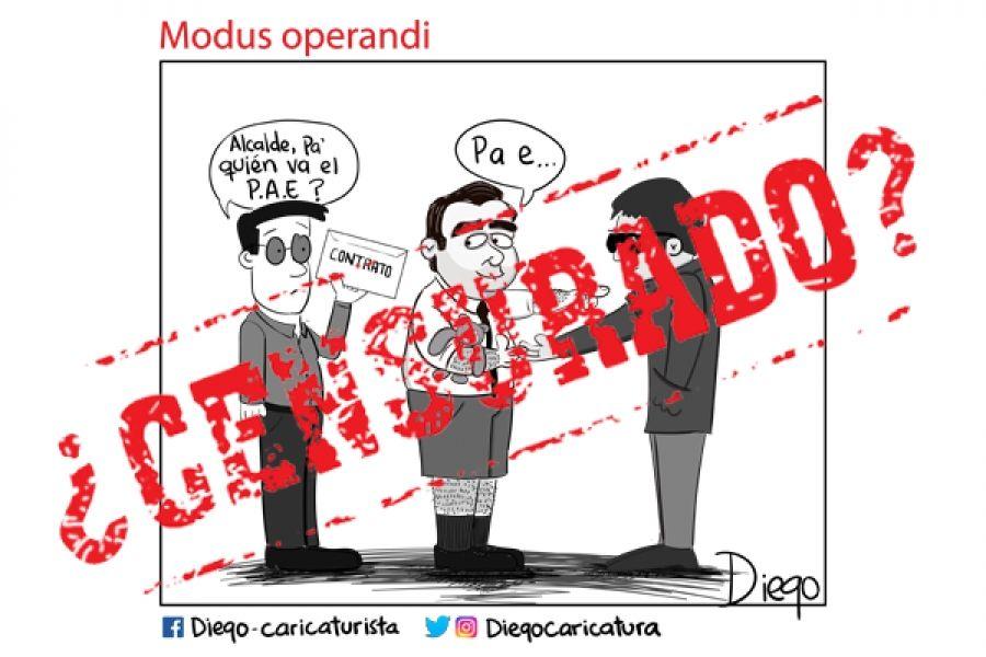 El alcalde de Floridablanca, Santander, quiere censurar a un caricaturista de Vanguardia Liberal