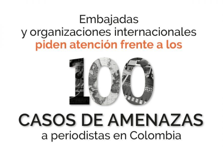 19 embajadas y organizaciones internacionales expresan preocupación por amenazas a periodistas