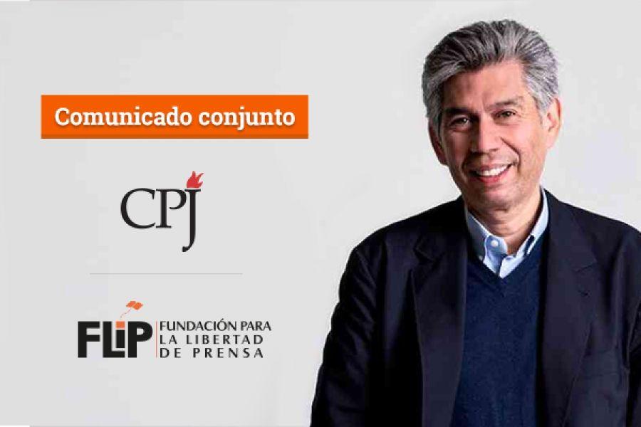 El CPJ y la FLIP expresan su preocupación por la amenaza a Daniel Coronell