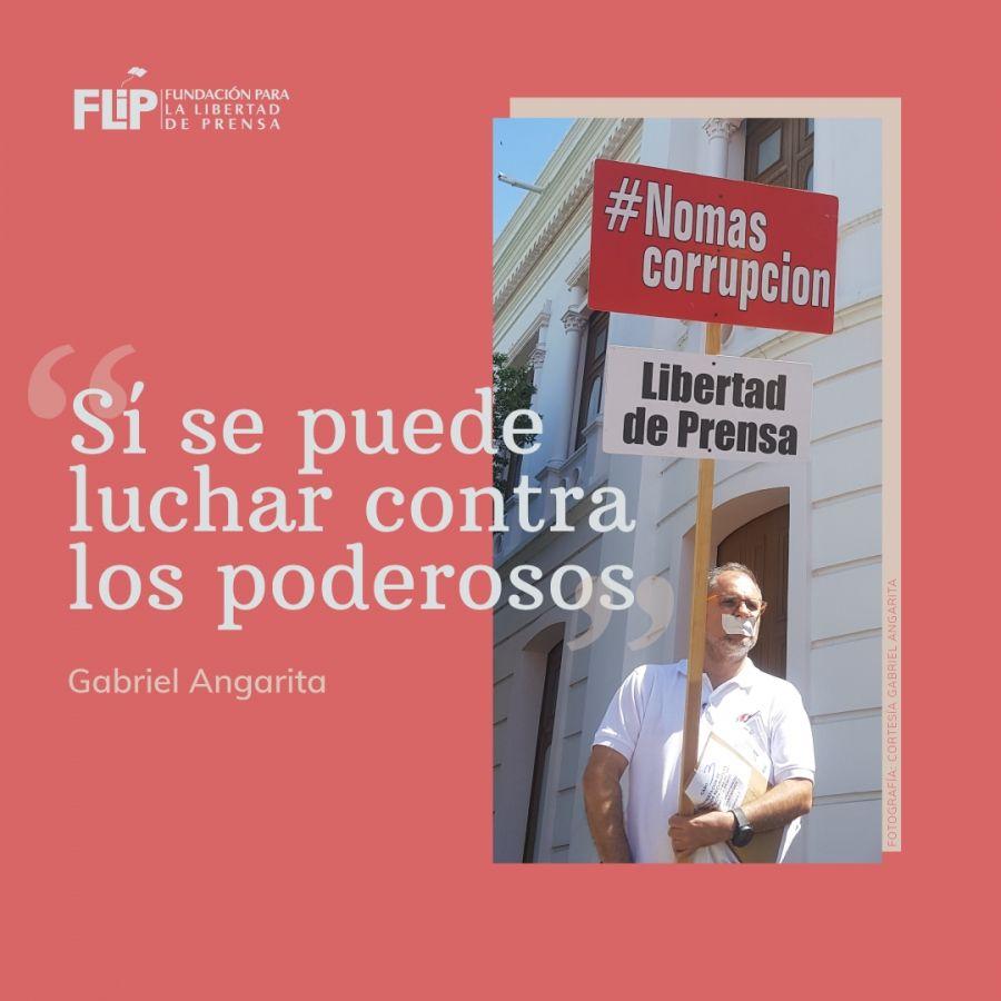 “Sí se puede luchar contra los poderosos”: Gabriel Angarita