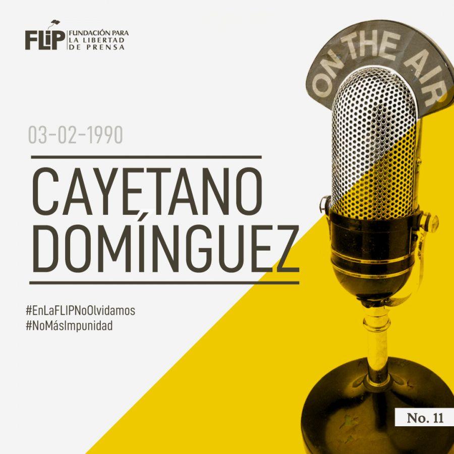 Cayetano Domínguez, del lente a los micrófonos