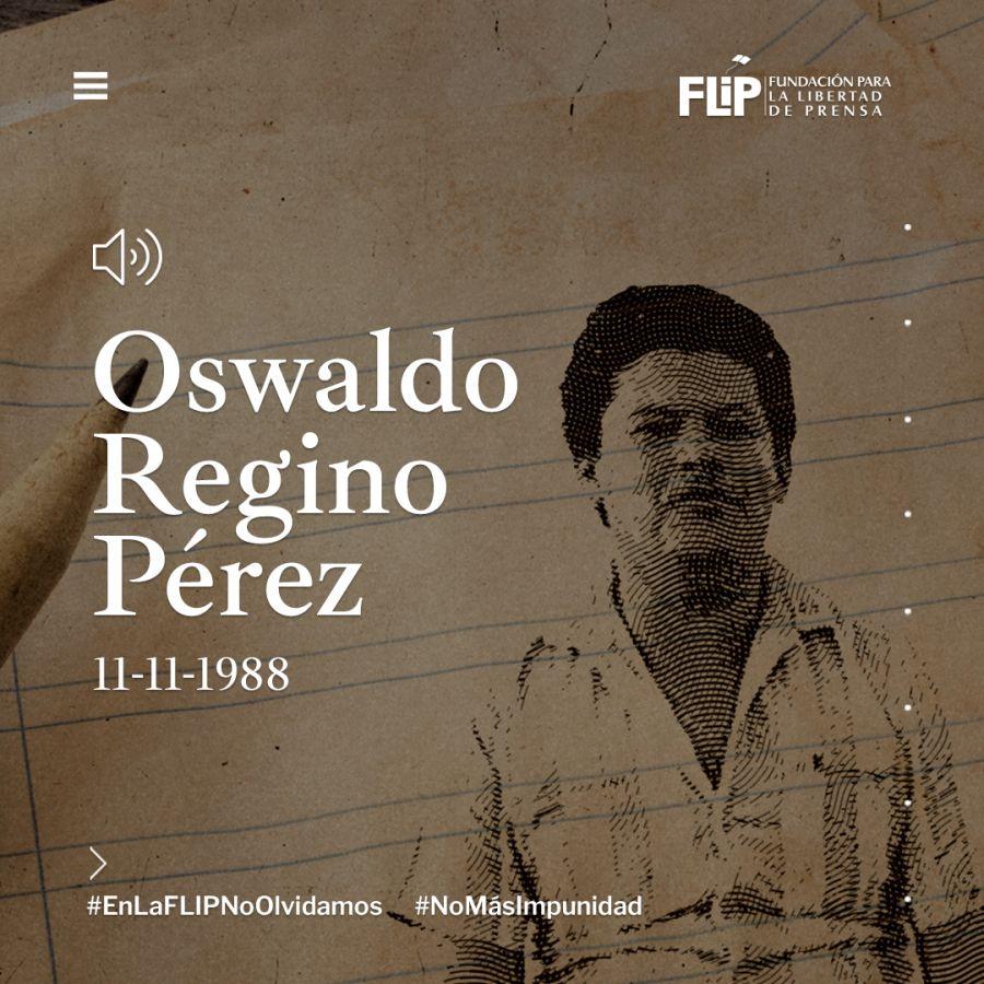 Oswaldo Regino Pérez, treinta y tres años de impunidad