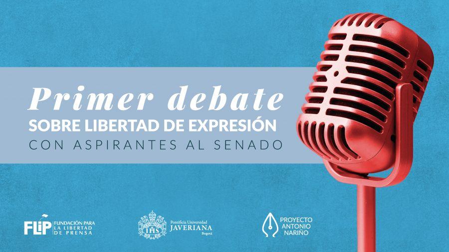 Primer debate sobre libertad de expresión: candidatos al Senado