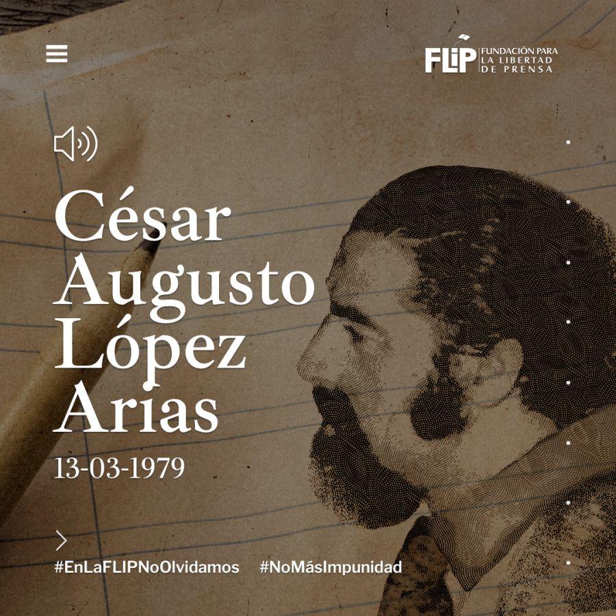 43 años del asesinato de César Augusto López Arias