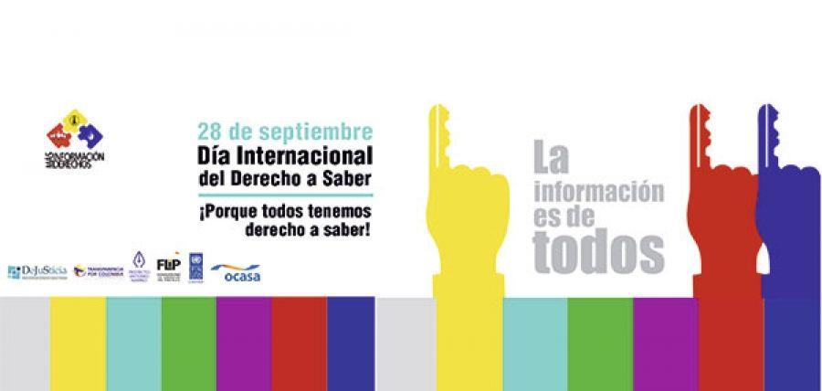 Hoy, 28 de septiembre, Día Internacional del Derecho a Saber