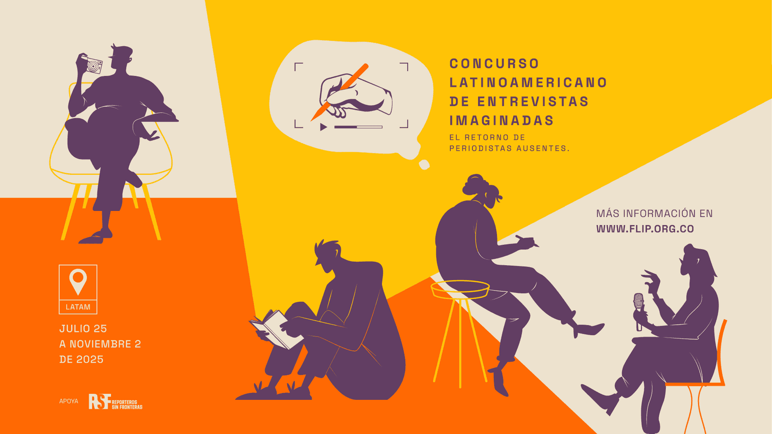 Participa en el concurso latinoamericano de Entrevistas Imaginadas: el retorno de periodistas ausentes