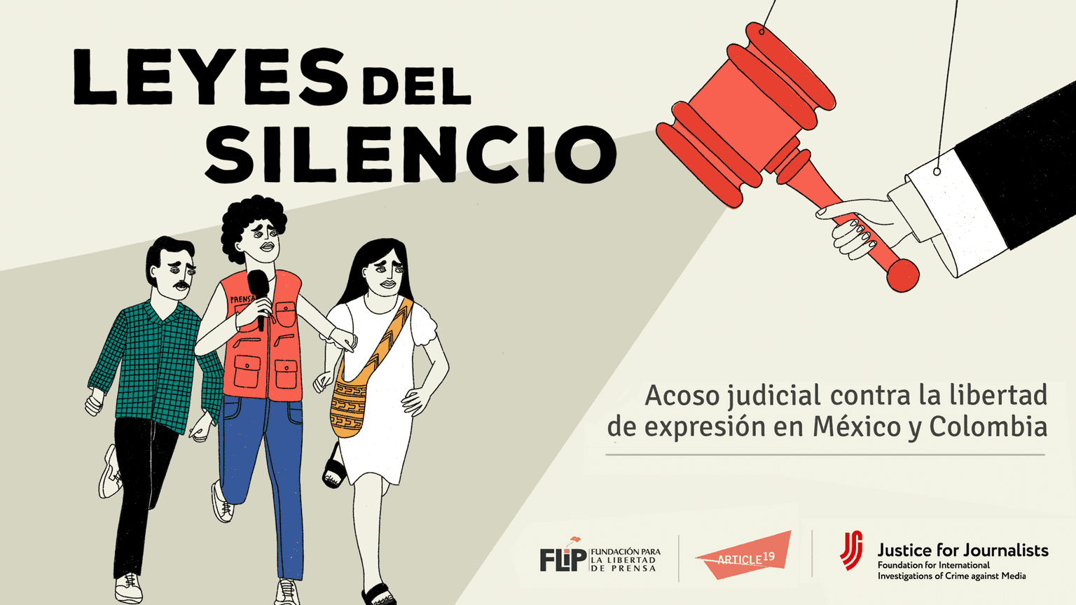 Acoso judicial a periodistas y defensores(as) de derechos humanos, la víctima es la libertad de expresión